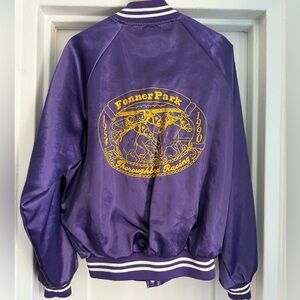 Vintage horse racing jacket purple fonner park
